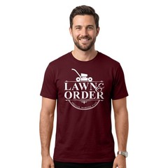 Lawn & Order T-Shirt | Funny Lawn Mowing Shirt | Gardening & Landscaping Gift