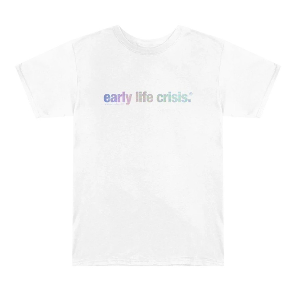 Nettspend Early Life Crisis White T-shirt S-5XL