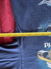 Vintage SeaWorld Mission Bermuda Triangle Shirt Mens Medium Submarine Shark 90s