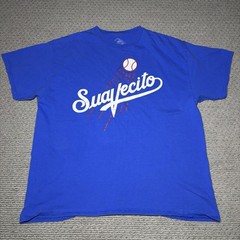 Men’s Suavecito LA Stadium Tee Shirt , LA Dodgers Blue Size XL