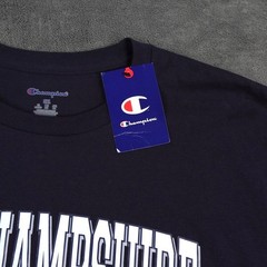 Champion T-Shirt Mens 3XL Navy Blue UNH New Hampshire Wildcats Collegiate Tee
