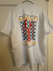 NWT Common People Mens XL White Heavyweight Graphic T Shirt . Amalfi Italia