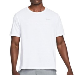 NIKE Dri-FIT Miler Running T-Shirt sz 2XL XX-Large White Reflective