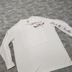 Hook & Tackle Shirt Mens Large White Pullover Long Sleeve Fishing Outdoors