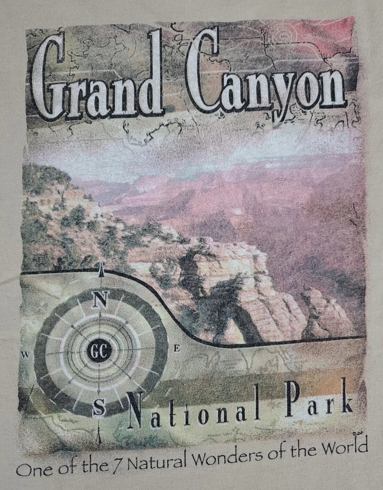 VINTAGE Grand Canyon National Park Shirt Mens Large Alstyle Apparel Adult A11
