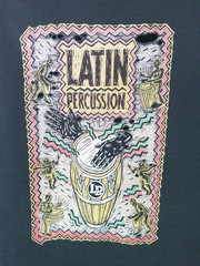 Vintage Latin Percussion LP T Shirt Drum Graphic L Made in USA Single Stitch
