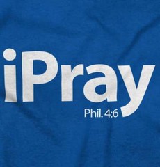 I Pray Religious Philippians Christian Bible Womens or Mens Crewneck T Shirt Tee