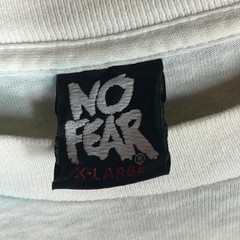 No Fear Shirt Mens XL White Cheese Back Graphic Oversized Cotton Crew Neck Tee