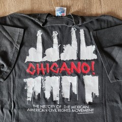 Vintage 90s Chicano Civil Rights Movement Documentary Promo Tshirt Size L Black