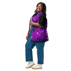Designer Top, Casual Unisex Blended button shirt, “Galaxy”
