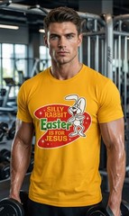 🐰✝️Silly Rabbit Easter Is For Jesus T-Shirt Easter Christian Tee funny custom