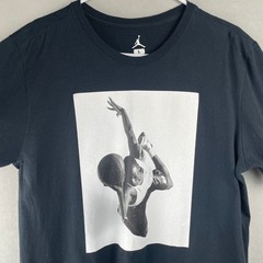 Jordan Sportswear Flight Heritage Graphic T Shirt Black Air MJ Iconic Jumpman L