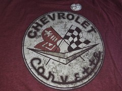 Corvette T Shirt Xl New -Newport Blue Soft Feel Built To Last