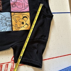 Adventure Time Cartoon Network Character Grid Graphic Tee Black Size S Spot