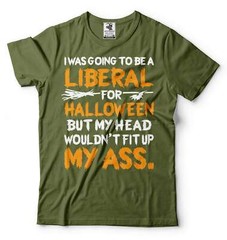 Funny Halloween Political Shirt Anti Liberal T Shirts Conservative Gifts