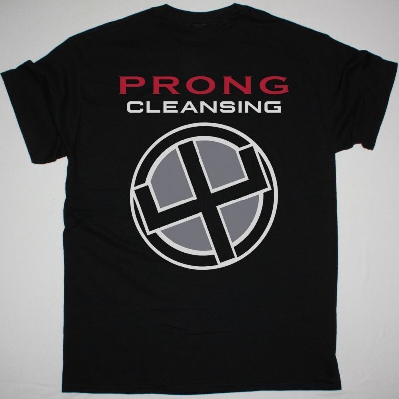 Prong band Cleansing Men T-shirt Black Unisex All Sizes