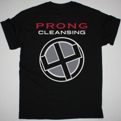 Prong band Cleansing Men T-shirt Black Unisex All Sizes