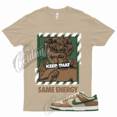 ENERGY Shirt for Dunk Low Tan Green Rattan Gorge Sail Dark Driftwood To Match 1