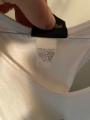 Gold’s Gym Tank Top Men’s White Bodybuilding Muscle Stringer Gym Workout