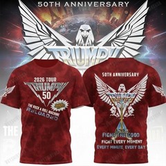 Triumph Band Rock & Roll Machine Reloaded 2026 3D T-shirt