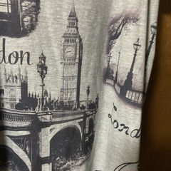 London England United Kingdom Souvenir Gift Unisex T-Shirt Sz XL gray black NEW