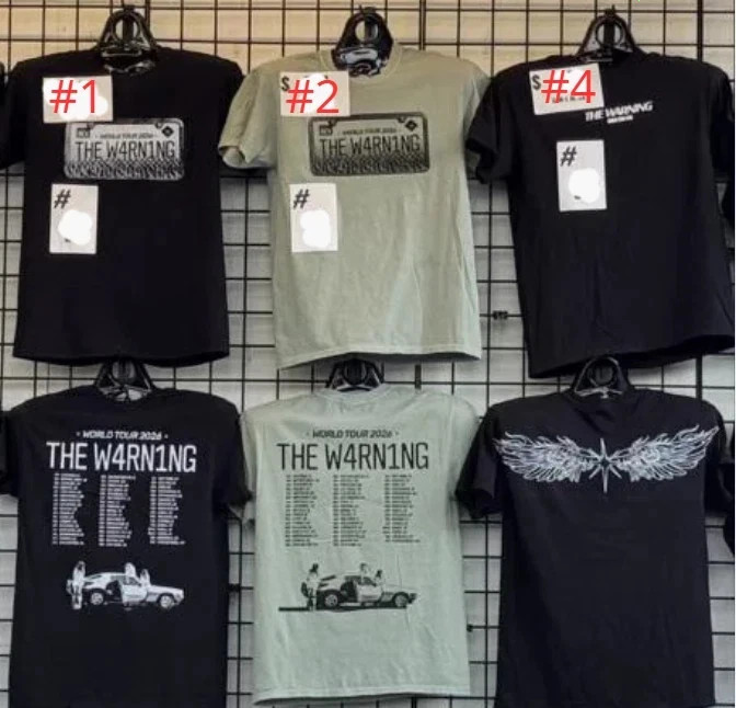 The Warning World Tour 2026 Shirt Hard Rock Band Pick style design you want
