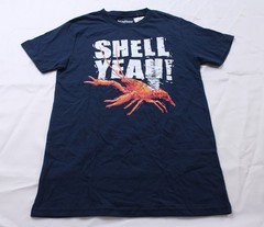 Academy Sports + Outdoors Adult’s Shell Yeah Graphic T-Shirt EH6 Navy Small NWT
