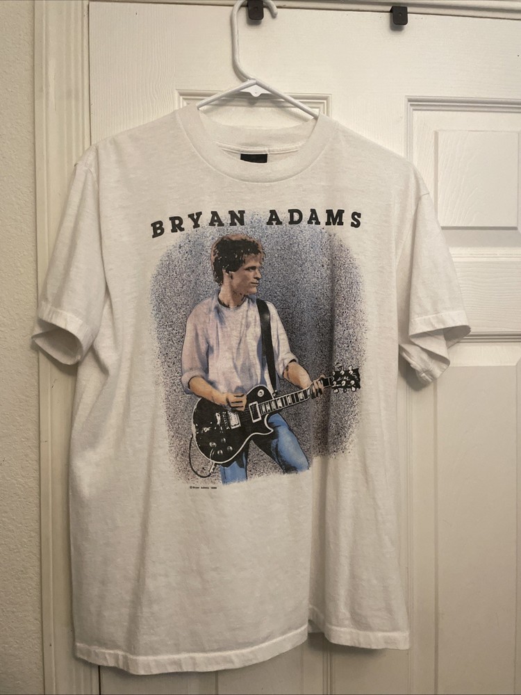 Vintage Bryan Adams 1985 Reckless White Shirt
