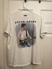 Vintage Bryan Adams 1985 Reckless White Shirt