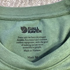 Fjallraven 1960 Logo T-shirt Patina Green Organic Cotton Tee Mens Size M NWT