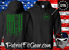 Hoodie,Gun Flag,We The People,1776,Gun Rights,Molon Labe,American Patriot,2A,