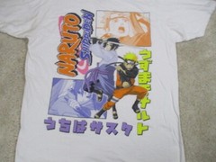 Ripple Junction Naruto Shippuden T Shirt Mens Medium White Naruto Kanji