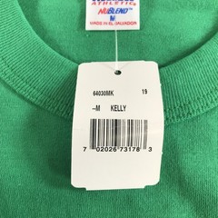 Vintage Russell Athletic Shirt Mens Medium Green NuBlend Kelly Crew Neck
