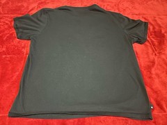 Timberland Men’s Short Sleeve Logo T Shirt Size XL Black With Brown Lettering