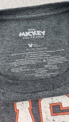 Classic Disney Mickey Mouse Dark Heathered Grey T-Shirt Tee ~ Super Soft! Sz 3XL