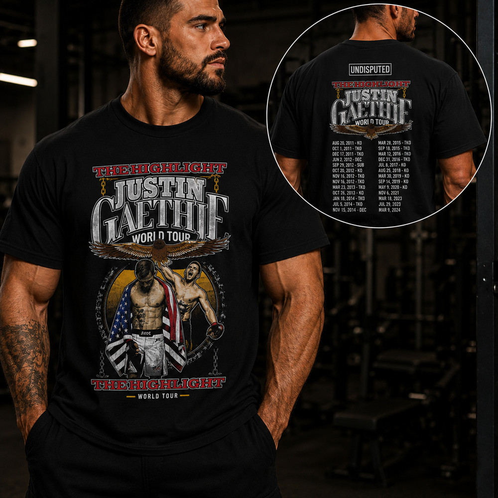 Justin Gaethje The Highlight Graphic T Shirt