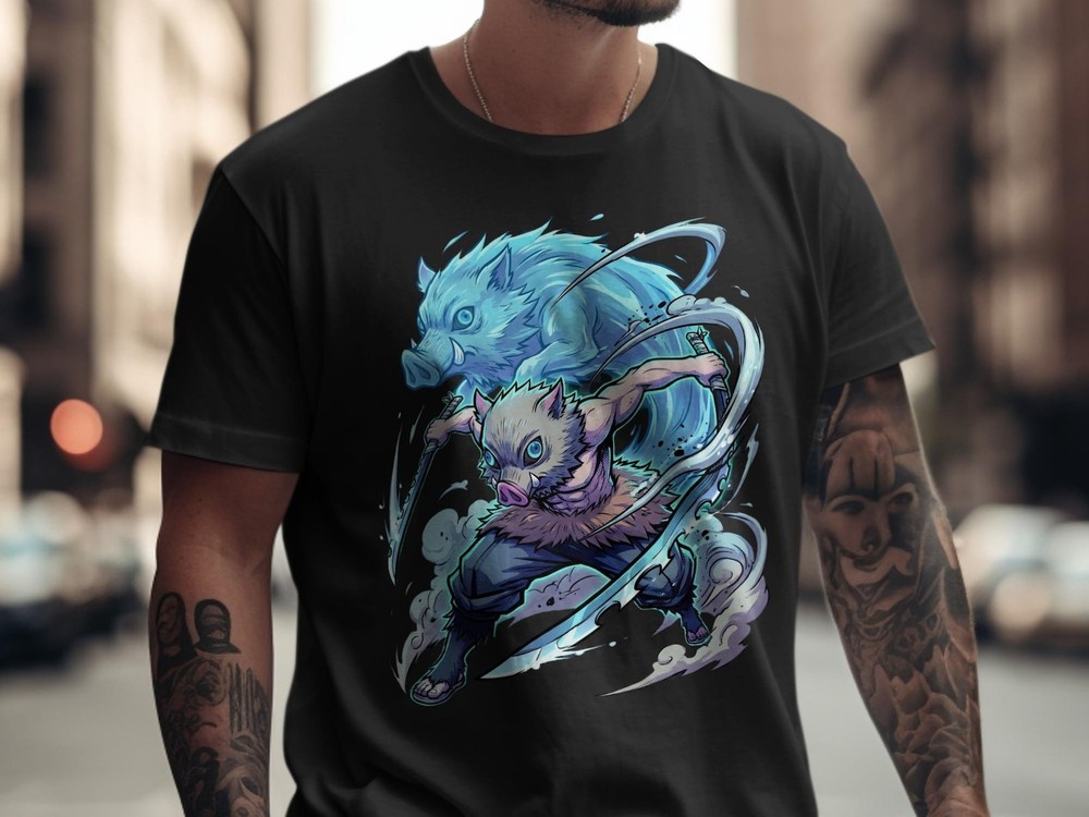 Inosuke T-Shirt: Japanese Anime Graphic Tee