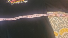 Capcom Street Fighter II Black Long Sleeve Graphic Tshirt Size L Large