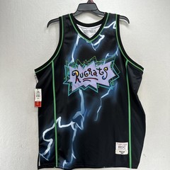 Rugrats Nickelodeon Men’s 6XL Headgear Classics Reptar Embroidered Jersey NWT