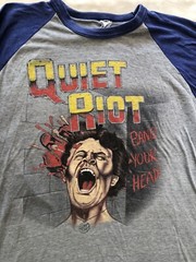 RARE 80’s Quiet Riot Shirt Metal Health Tour 1983 Bang Your Head 3/4 Sleeves L
