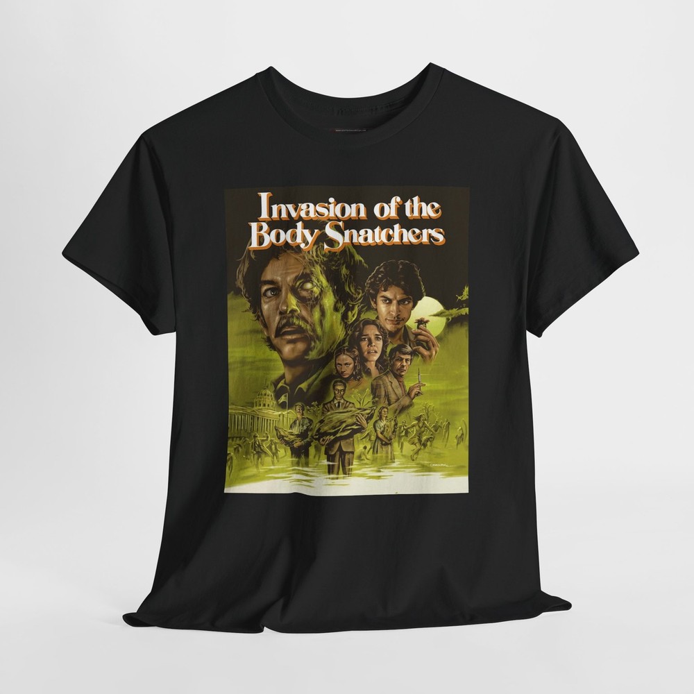 Invasion of Body Snatchers 1978 Retro Movie Poster Horror Unisex Graphic T-Shirt