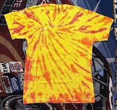 Vintage Dollywood Shirt Theme Park Medium Orange Tie Dye Souvenir Graphic Tee