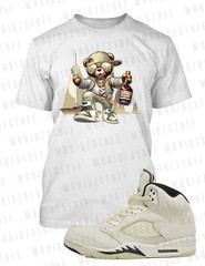 Mens Henny Bear Tee Shirt Match J5 Retro SE Sail Graphic Pro Club Shaka Big Tall