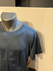 Asics Men’s T-Shirt Blue Large Polyester Spandex – NWT