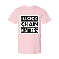 Block Chain Matters Graphic T Shirt For Crypto Enthusiasts And Tech Fans Unisex