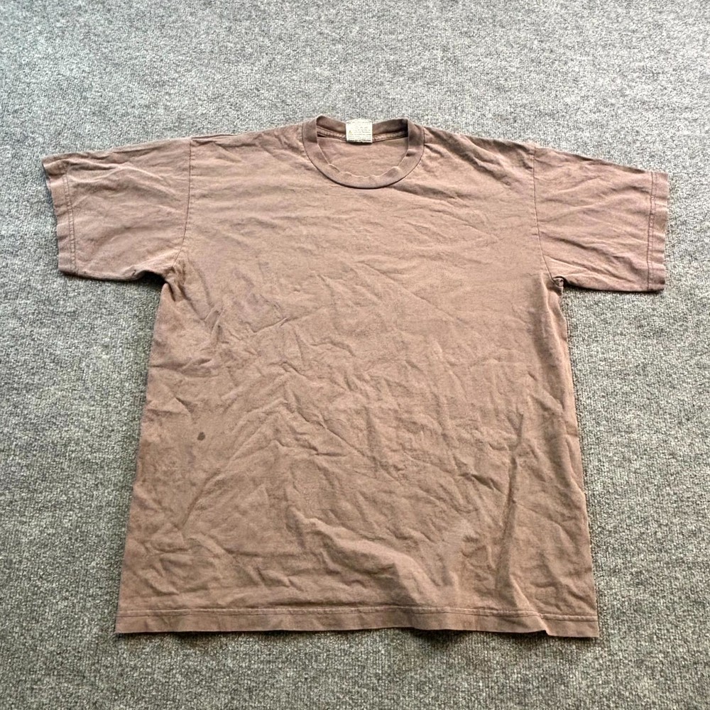 VINTAGE Pro 5 Athletic T-Shirt Men’s XL Brown Cotton Summer Casual Outdoor