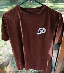 Primitive CLASSIC P CORE Brown White Graphic TEEN Medium Regular Fit T-Shirt