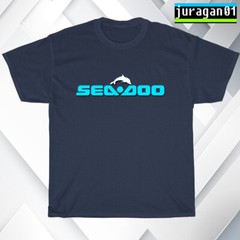 New SEA DOO JET SKI LOGO Black/Navy/Sport Grey/White Men’s T-Shirt S-5XL