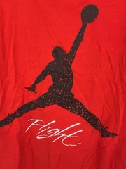 Nike Jordan Jumpman Logo FLIGHT Graphic T-Shirt Red Size L