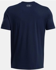 Under Armour Freedom Loose T-Shirt Athletic UA Gym US Flag Mens Sz L Patriot Run